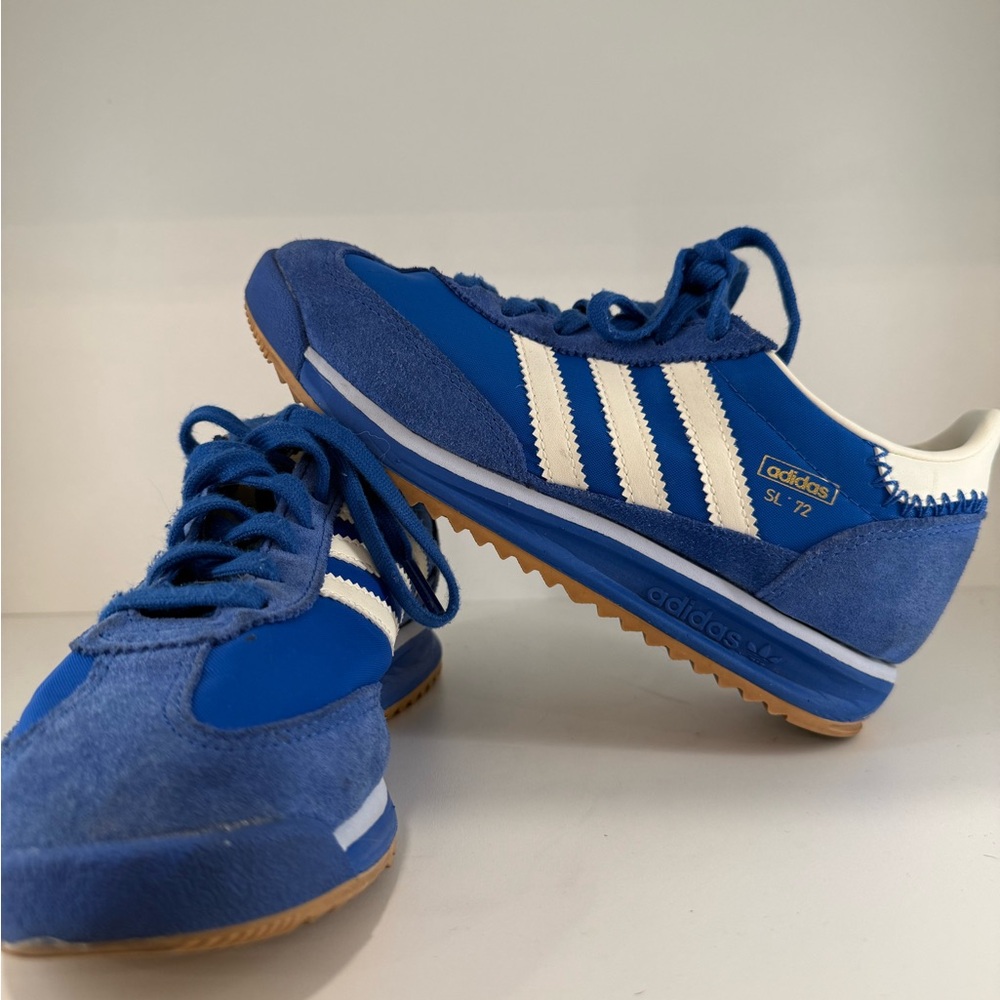 adidas SL '72 Royal Blue and White Runner - Picture 2 of 8